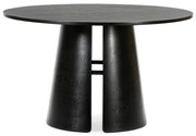 Черна кръгла маса за хранене , ø 137 cm Cep - Teulat