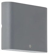 Стенна лампа антрацит 11,5 см с LED IP65 - Batt