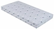 KIKKA BOO Матрак SIESTA 60/120/10 см STARS GREY