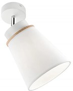 Стенна Точково осветително тяло AGUSTINO 1xE27/60W/230V бяла