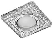 71096 - Лампа за вграждане ELEGANT GLASS FIX 1xGU10/50W+LED/3W