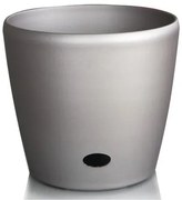 Саксия кръгла 37 х 35см - Сива