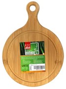 Бамбукова дъска с дръжка кръгла ф20,5см (B3066-5)