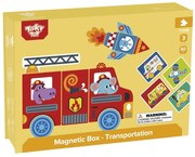 Tooky Toy - Магнитна книга, Превозните средства