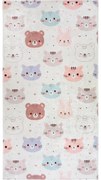 Детски килим подходящ за пране в цвят слонова кост 60x100 cm Cute Animals – Vitaus