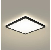 Brilagi - LED Лампа за баня ULTRA SLIM LED/24W/230V 42x42 см черен IP54