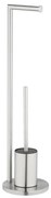 WENKO 25676100 - Тоалетен комплект FERLA 18x69,5 cm неръждаема стомана/сатен