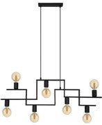 Eglo 43365 - Полилей на въже FEMBARD 7xE27/60W/230V