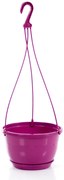 Serinova - Висяща саксия и кука 1.7L лилава (SM01 - 01001)