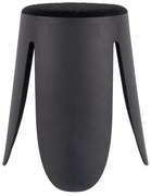 Черна пластмасова табуретка Savor - Leitmotiv