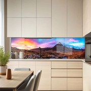 Гръб за кухня - Шарени облаци