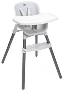 Chicco - Детско столче за хранене ZEST 3 в 1 бяло/сиво