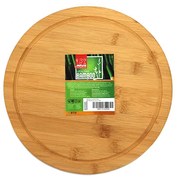 Бамбукова дъска кръгла ф28см (B3338S)