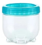 Кутия за храна INTERLOCK 0,28 л тюркоаз/прозрачна