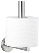WENKO 19613100 - Държач за тоалетна хартия BOSIO MATT 8x18 cm неръждаема стомана/сребрист