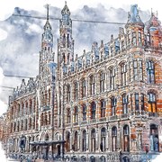Живопис 50x50 cm Amsterdam - Fedkolor