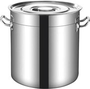 Казан с капак Rosberg R51211C25, 12 л, 25х25 см, Инокс