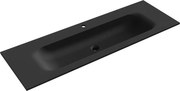 Mexen Vela вградена мивка в плот 141 x 46,5 см, черен мат - 25231471