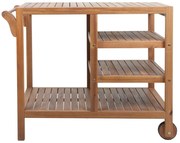 Градинска маса за сервиране от масивна акация 54,5x89 cm Akron – Garden Pleasure