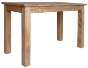 244496 vidaXL Трапезна маса, масивно махагоново дърво, 120x60x77 cм