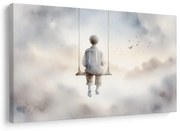 Картина на платно – Момче на люлка