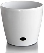 Саксия кръгла 28 х 26см - Бяла