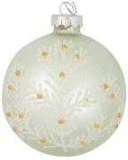 Зелен стъклен коледен орнамент Madison - Green Gate