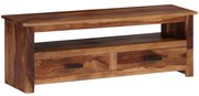 247715 vidaXL ТВ шкаф, 118x30x40 cм, дърво масив