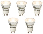 Комплект от 5 димируеми LED крушки GU10 35 мм 4W 200 lm 2700K