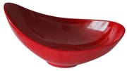 Alkan - Меламинова купа овална скосена червена 22x36x11см (K-2048)