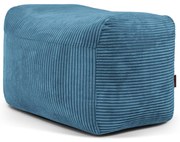 Син пуф от рипсено кадифе Plus 70 Lounge – SLOWDOWN