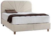 Тапицирана спалня с матрак DELUX PREMIUM 180 x 200 - крем