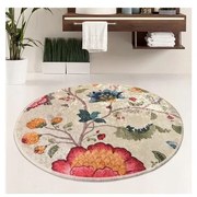 Килимче за баня ARYA, Ø 100 см, цветно