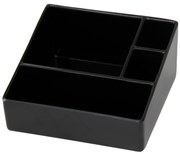 Horecano - Хотелска поставка за комплименти 4 разделения черна 105x102x50mm (512804IV)