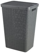 Тъмно сив кош за пране , 58 л Jute - Curver