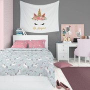 Детско Спално Бельо ЕДНОРОГ, 100% памук Ранфорс, 3 части