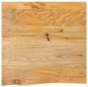 370450 vidaXL Плот за маса, жив ръб, 60x60x2,5 см, масивно дърво манго
