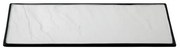Horecano - Порцеланово плато с матов черен ръб 30x14см-BUFFET-(F2935BY-12W)
