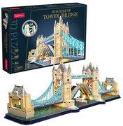 Cubic Fun - Пъзел 3D Tower Bridge 222ч. Отварящ се с LED светлини L531h