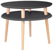 Графитно сива масичка за кафе UFO, Ø 57 cm Ufo - Ragaba