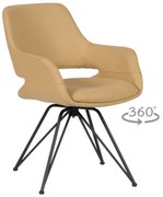 Трапезен стол DEVON - жълт SF 1