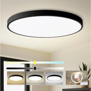 Brilagi- LED таванно осветително тяло POOL LED/180W/230V 3000/4500/6000K Ø 120 см черно
