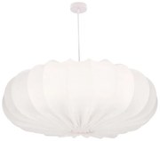 Полилей на кабел CAFEE, 1xE27/40W/230V, Ø 66 см, бял