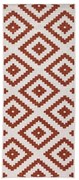 Кафяв и кремав килим за открито , 80 x 250 cm Malta - NORTHRUGS