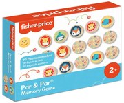 Fisher Price - Дървена мемо игра, Животни F2002