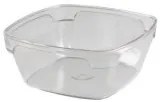 Rubikap - Поликарбонатна купичка квадратна без капак прозрачна 11x11xh4.8см 300мл (SB.D11Clear)