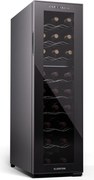 Klarstein Shiraz 24 Uno, охладител за вино, 2 зони, 75 л/24 бутилки, 5-18 °C, сензорно управление