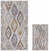 Сиви килими за баня в комплект 2 бр. 60x100 cm – Mila Home