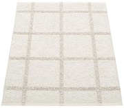 Кремав килим за открито и закрито 70x100 cm Ada Fossil – Pappelina