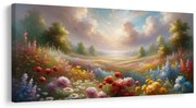 Картина на платно – Слънчева цветна долина